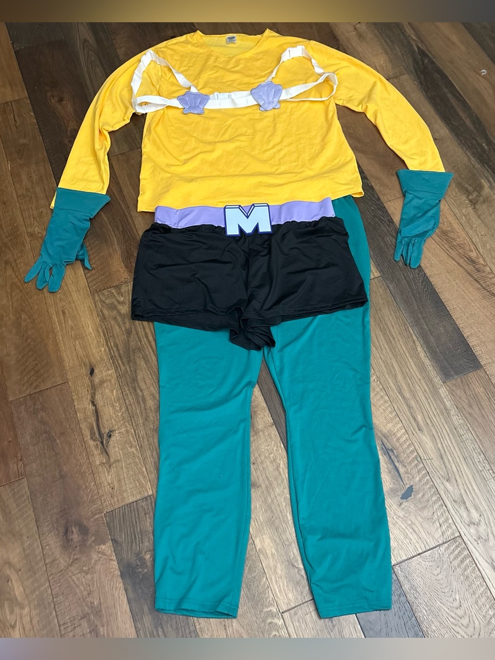 Adult mermaid man costume SpongeBob SquarePants men’s XL Halloween superhero